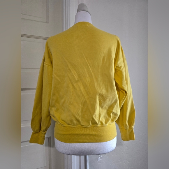 Vintage Yves Saint Laurent Yellow Sweater with Multicolor Stars - Picture 6 of 15
